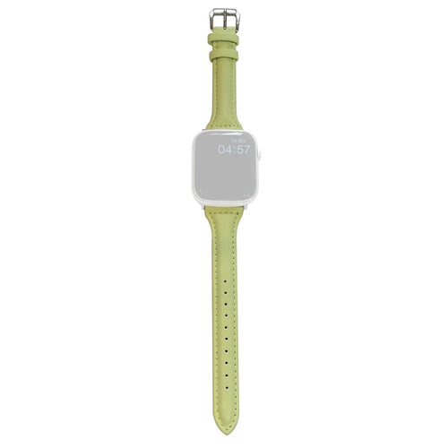 For Apple Watch Ultra 3 2 1 49mm / Series 11 10 46mm / 9 8 7 45mm / SE3 SE2 SE 6 5 4 44mm / 3 2 1 42mm Slim Replacement Bracelet - Green - 1
