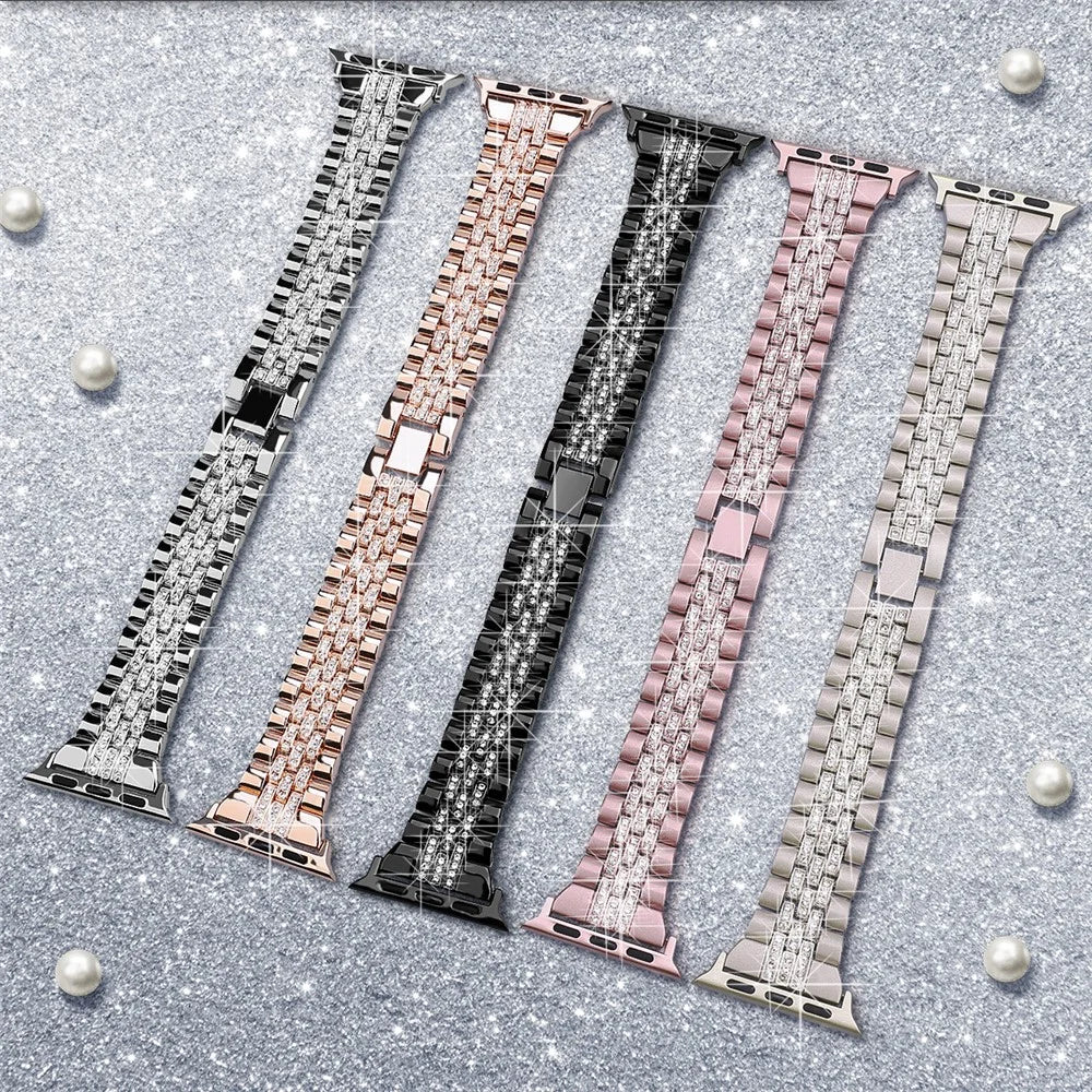 Strap for Apple Watch Series 11 10 42mm / 9 8 7 41mm / SE3 SE2 SE 6 5 4 40mm / 3 2 1 38mm Metal Watch Band - Silver - 6