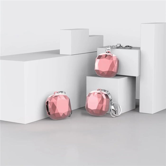 PC Case for Samsung Galaxy Buds / Buds Live / Buds Pro / Buds 2 Protective Hard Shell - Rose Pink - 6