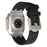 For Apple Watch Series 11 10 42mm / 9 8 7 41mm / SE3 SE2 SE 6 5 4 40mm / 3 2 1 38mm Watch Band Liquid Silicone Strap - Titanium Black - 1
