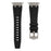 For Apple Watch Series 11 10 42mm / 9 8 7 41mm / SE3 SE2 SE 6 5 4 40mm / 3 2 1 38mm Watch Band Liquid Silicone Strap - Titanium Black - 3