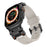 For Apple Watch Ultra 3 2 1 49mm / Series 11 10 46mm / 9 8 7 45mm / SE3 SE2 SE 6 5 4 44mm / 3 2 1 42mm Silicone Strap - Black+Starlight - 2