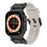 For Apple Watch Ultra 3 2 1 49mm / Series 11 10 46mm / 9 8 7 45mm / SE3 SE2 SE 6 5 4 44mm / 3 2 1 42mm Silicone Strap - Black+Starlight - 4