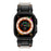 For Apple Watch Ultra 3 2 1 49mm / Series 11 10 46mm / 9 8 7 45mm / SE3 SE2 SE 6 5 4 44mm / 3 2 1 42mm Silicone Strap - Black+Starlight - 5