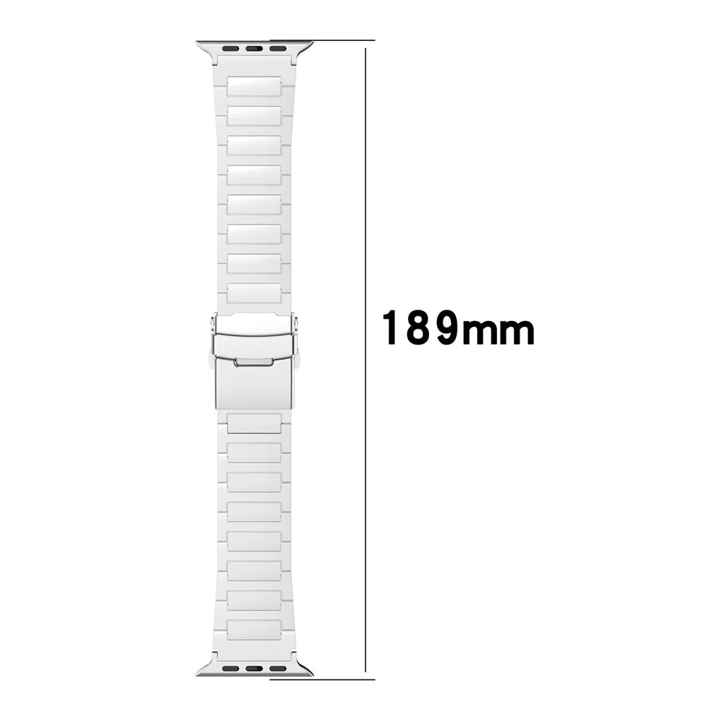 Titanium Alloy Band for Apple Watch Ultra 3 2 1 49mm / Series 11 10 46mm / 9 8 7 45mm / SE3 SE2 SE 6 5 4 44mm / 3 2 1 42mm Watch Strap - Titanium Grey - 7