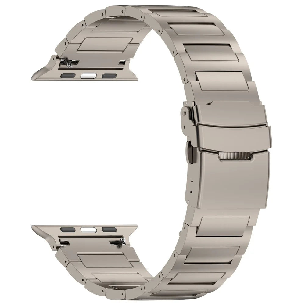 Replacement Band for Apple Watch Series 11 10 42mm / 9 8 7 41mm / SE3 SE2 SE 6 5 4 40mm / 3 2 1 38mm Titanium Alloy Watch Strap - Titanium Grey - 2