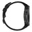 For Apple Watch Ultra 2 Ultra 49mm Soft Fluororubber Strap with Stainless Steel Wristwatch Case - Black - 5