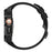 For Apple Watch Ultra 2 Ultra 49mm Soft Fluororubber Strap with Stainless Steel Wristwatch Case - Black - 6