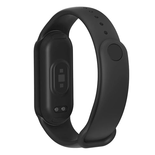 For Xiaomi Smart Band 9 NFC / 9 / 8 NFC / 8 Silicone Watch Strap Wrist Band Replacement - Black - 1