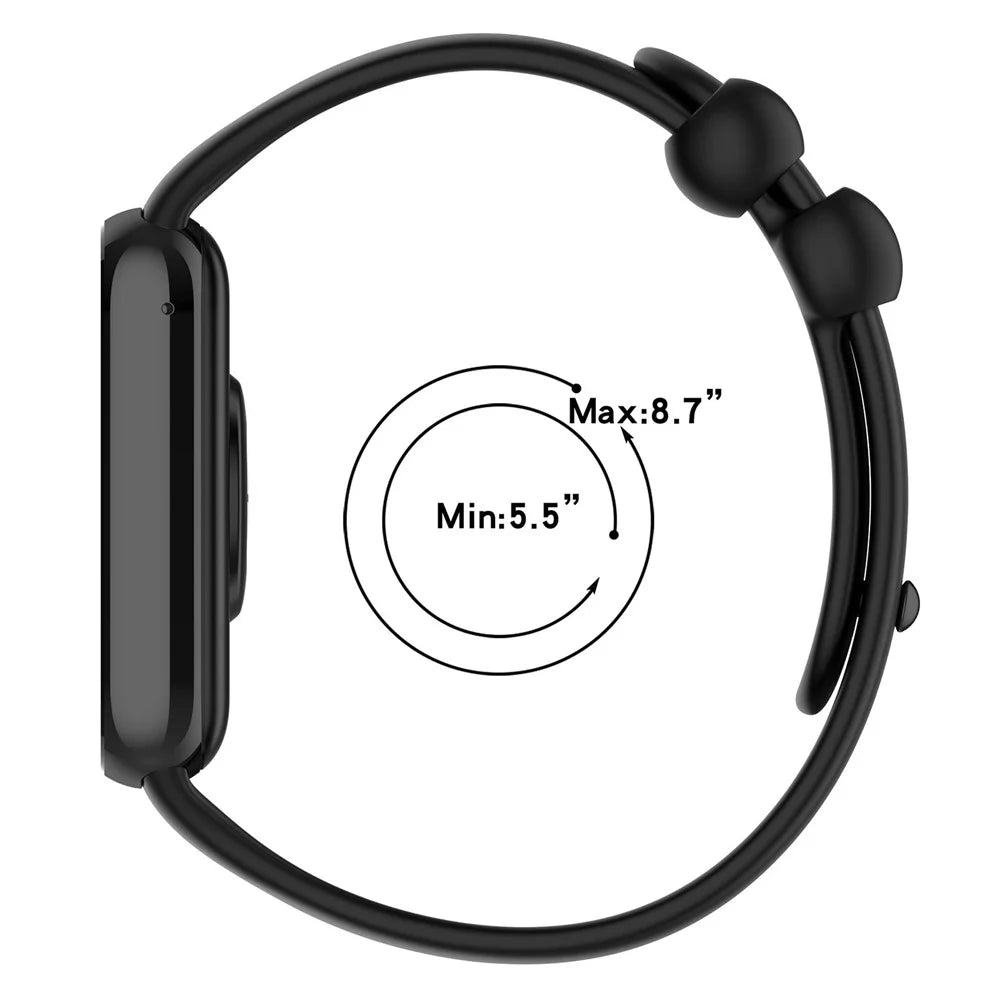 For Xiaomi Smart Band 10 Pro / 9 Pro / 8 Pro / Redmi Watch 6 / 5 / 4 Watch Band Adjustable Silicone Strap Replacement - Starlight - 5