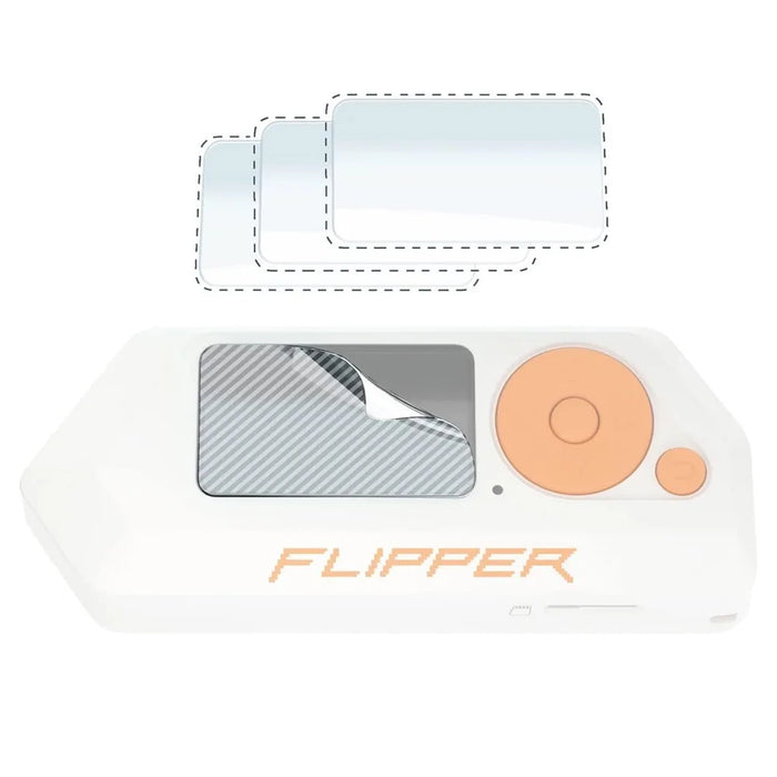 3PCS For Flipper Zero Screen Protectors HD Clear PET Screen Films Game Accessories - 1