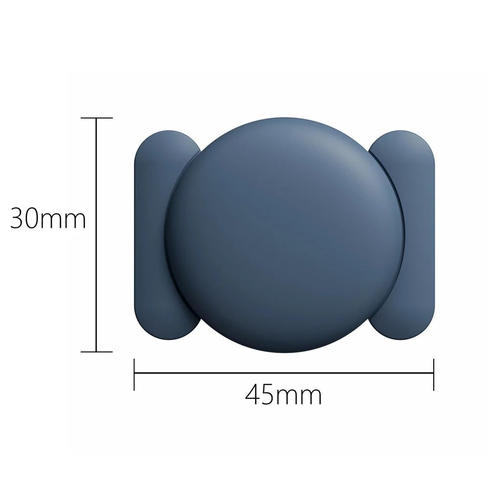 Protective Case for Apple Airtag Tracker Bluetooth-compatible Locator Anti-Loss Magnetic Silicone Cover - Blue - 6