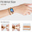For Xiaomi Smart Band 10 Pro / 9 Pro / 8 Pro / Redmi Watch 6 / 5 / 4 Double-Circle Band Stainless Steel Watch Strap - Rose Gold - 4
