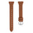 For Garmin Vivomove 3 / GarminMove 3 Watch Strap Top-Layer Cow Leather Watchband - Brown - 1