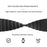 For vivo Watch 3 Magnetic Sport Loop Watch Band Silicone Dual Color Strap - White+Black - 4