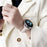For Samsung Galaxy Watch3 45mm / Huawei Watch Ultimate Genuine Cow Leather 22mm Watch Band with Rhombus Pattern - Black - 4