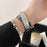For Apple Watch Series 11 10 42mm / 9 8 7 41mm / SE3 SE2 SE 6 5 4 40mm / 3 2 1 38mm Leather Watch Band Bracelet - 3