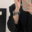 For Apple Watch Series 11 10 42mm / 9 8 7 41mm / SE3 SE2 SE 6 5 4 40mm / 3 2 1 38mm Leather Watch Band Bracelet - 6