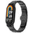 For Xiaomi Smart Band 9 NFC / 9 / 8 NFC / 8 Titanium Metal Strap Watch Bracelet Straps Replacement - Black - 4
