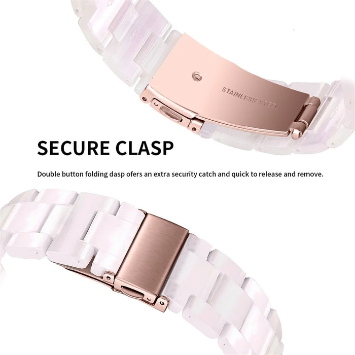 Resin Band for Popglory 1.4" P22 / 1.85" P66 Smart Watch Replacement Strap  - Light Pink - 2