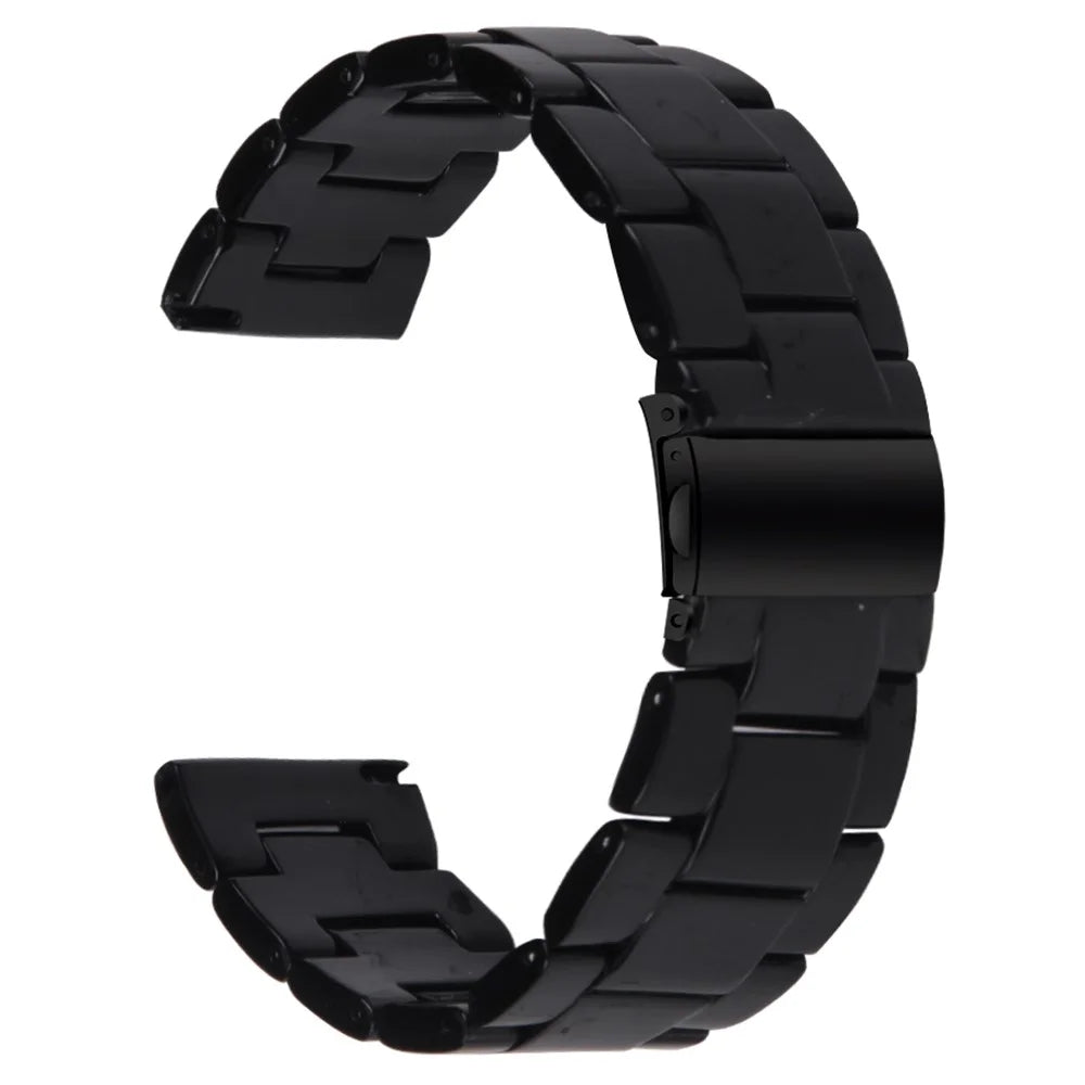 Replacement Band for KALINCO P22 Waterproof Resin Sports Watch Strap - Black - 1