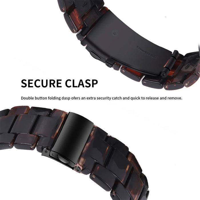 Waterproof Resin Strap for KALINCO P22 Replacement Sports Watch Band - Dark Brown - 2