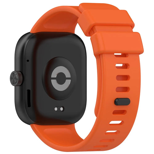 For Xiaomi Smart Band 10 Pro / 9 Pro / 8 Pro / Redmi Watch 6 / 5 / 5 eSIM / 4 Watch Band Silicone Strap Replacement - Orange - 1