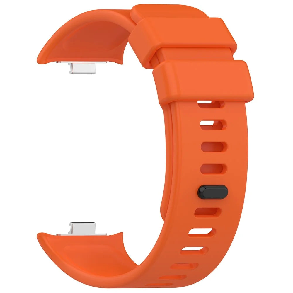 For Xiaomi Smart Band 10 Pro / 9 Pro / 8 Pro / Redmi Watch 6 / 5 / 5 eSIM / 4 Watch Band Silicone Strap Replacement - Orange - 2