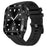 For Apple Watch Series 9 / 8 / 7 45mm TPU Replacement Strap with Stainless Steel Watch Case - Black - 1