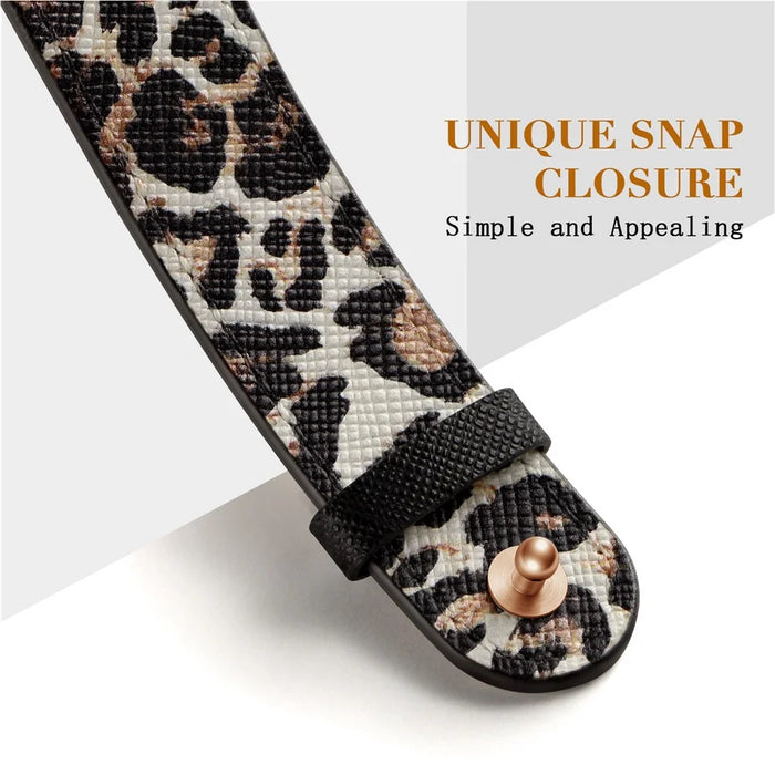 For Apple Watch Ultra 3 2 1 49mm / Series 11 10 46mm / 9 8 7 45mm / SE3 SE2 SE 6 5 4 44mm / 3 2 1 42mm Watch Band Strap - Leopard - 4