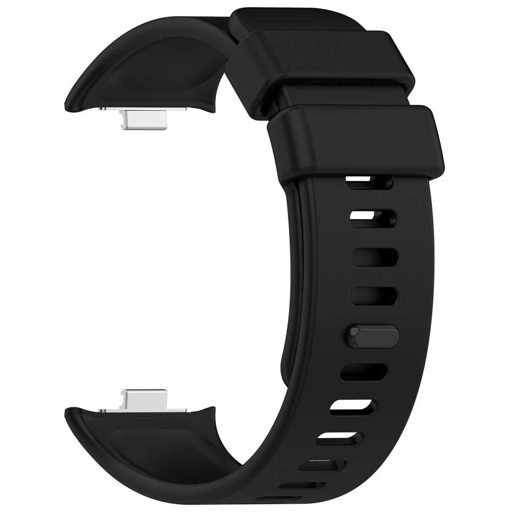 For Xiaomi Smart Band 10 Pro / 9 Pro / 8 Pro / Redmi Watch 6 / 5 / 4 Silicone Watch Band Adjustable Wrist Strap - Black - 2