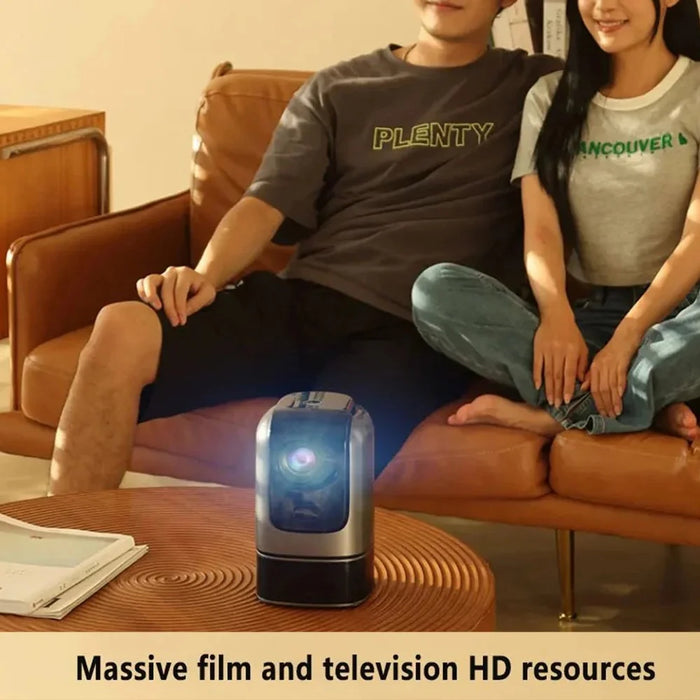 TS-1 Telescopic Stand 4K HD Home Theater Projector EU Plug (without Projection Screen) - 2