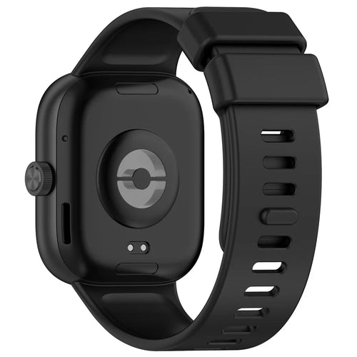 For Xiaomi Smart Band 10 Pro / 9 Pro / 8 Pro / Redmi Watch 6 / 5 / 4 Smartwatch Band Replacement Silicone Strap - Black - 1