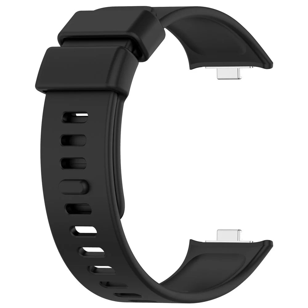 For Xiaomi Smart Band 10 Pro / 9 Pro / 8 Pro / Redmi Watch 6 / 5 / 4 Smartwatch Band Replacement Silicone Strap - Black - 3