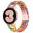 For Pebble 2 / Time Round Resin Watch Strap D-Shape Replacement Watchband - Rainbow - 3