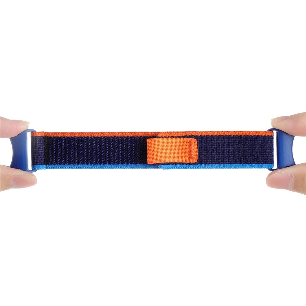 For Samsung Galaxy Watch FE 40mm / Watch6 / Watch 5 / Watch4 Trail Loop Strap Nylon Fabric Sport Watch Band - Navy Blue - 1