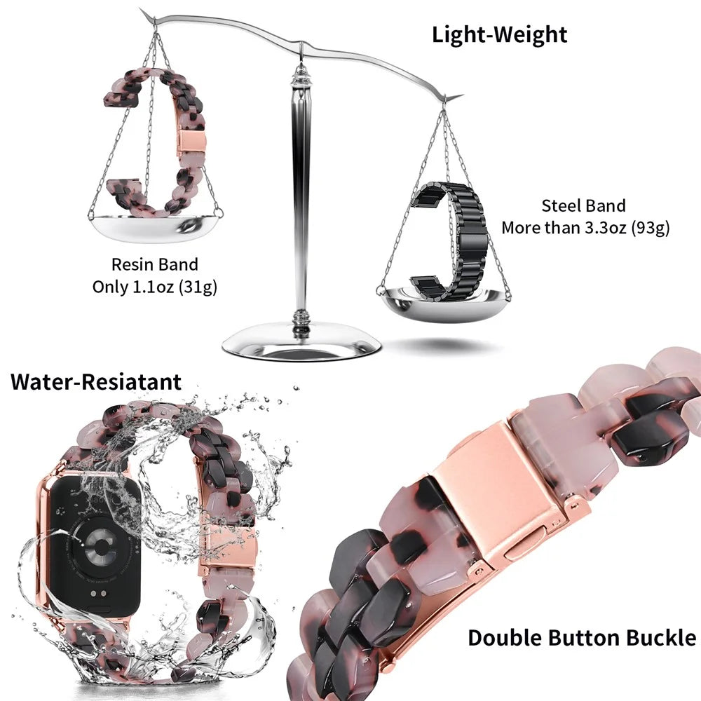 For Xiaomi Smart Band 10 Pro / 9 Pro / 8 Pro / Redmi Watch 6 / 5 / 4 Rhombus Resin Smart Watch Strap - Style A - 3