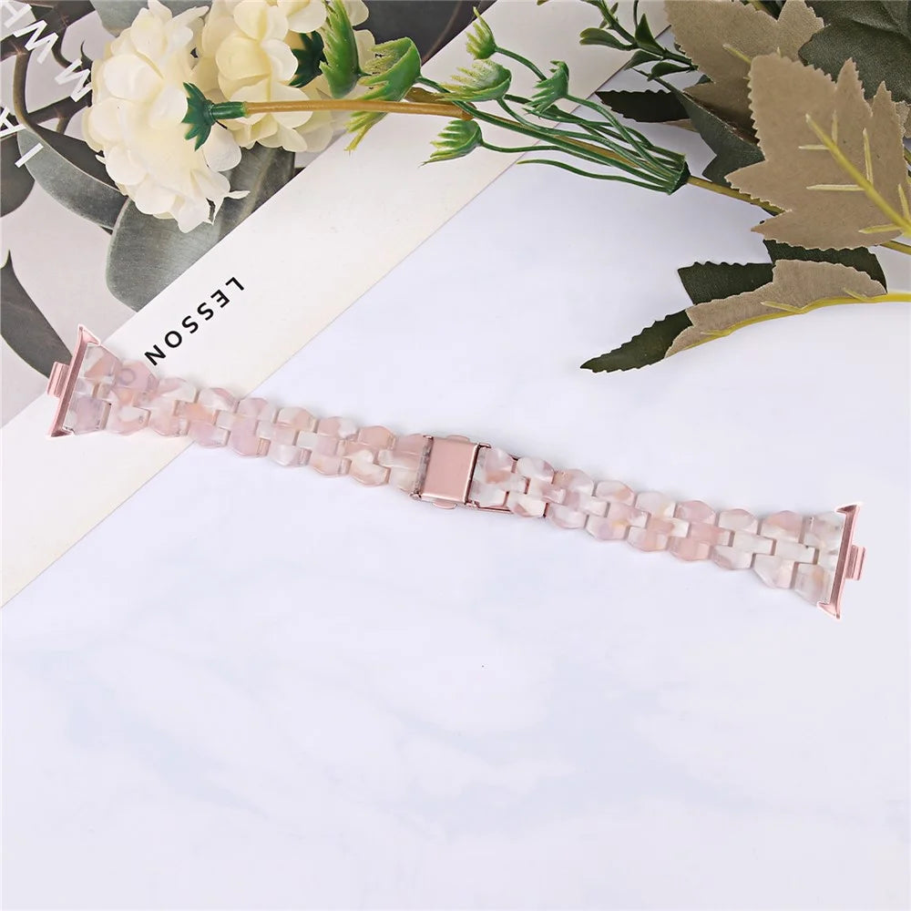 Bracelet Band for Xiaomi Smart Band 10 Pro / 9 Pro / 8 Pro / Redmi Watch 6 / 5 / 4 Rhombus Resin Watch Strap - Style A - 4