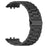 For Samsung Galaxy Fit3 Replacement Strap Quick Release Stainless Steel Watch Band, Black - 1