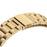 For Samsung Galaxy Fit3 Replacement Strap Quick Release Stainless Steel Watch Band - Gold - 5