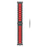 For Samsung Galaxy Fit3 Quick Release Watch Strap Stainless Steel Watchband - Black / Red / Black - 2