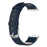 For Samsung Galaxy Fit3 SM-R390 Replacement Wrist Band Adjustable Leather Watch Strap - Dark Blue - 2