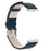 For Samsung Galaxy Fit3 SM-R390 Replacement Wrist Band Adjustable Leather Watch Strap - Dark Blue - 3