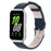 For Samsung Galaxy Fit3 SM-R390 Replacement Wrist Band Adjustable Leather Watch Strap - Dark Blue - 5