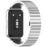 For Samsung Galaxy Fit3 SM-R390 Stainless Steel Strap Butterfly Buckle Replacement Band - Silver - 1