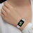 For Samsung Galaxy Fit3 SM-R390 Stainless Steel Strap Butterfly Buckle Replacement Band - Silver - 6