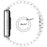 For Samsung Galaxy Fit3 SM-R390 Stainless Steel Strap Butterfly Buckle Replacement Band - Silver - 7