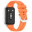 For Samsung Galaxy Fit3 Watch Band Soft Silicone Strap Replacement - Orange - 1