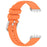 For Samsung Galaxy Fit3 Watch Band Soft Silicone Strap Replacement - Orange - 3