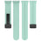For Samsung Galaxy Fit3 Silicone Watch Band Folding Buckle Sport Replacement Straps - White - 5